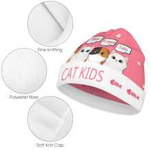 Cargar imagen en el visor de la galería, Gorro Tejido con Estampado / Gorro de Punto Infantil Invierno para Niños Niñas YT1205080 Personalizado Impresion Completa de Una Imagen con Foto Logo Patrón Texto