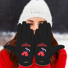 Cargar imagen en el visor de la galería, Guantes de Ante Forrado con Suave Felpa de Invierno para Mujer FS0805036 Personalizados de Una Imagen con Foto Logo Patrón Texto