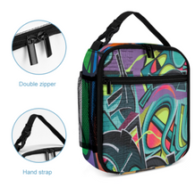 Cargar imagen en el visor de la galería, Bolsa de refrigeración aislada Bolsa de almuerzo reutilizable Bolsa Personalizada Impresion completa de múltiples Imágenes con fotos logo texto