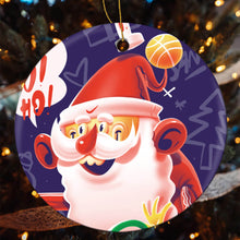 Cargar imagen en el visor de la galería, Adornos Navideños Redondos Ambos Lados Mismos con Diseño Personalizado de Tus Fotos o Nombres
