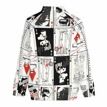 Cargar imagen en el visor de la galería, Chaqueta Deportiva Redondo Cuello con Cremallera Hombre WY10 Personalizada con Impresión Completa de Una Imagen con Foto Logo Patrón Texto