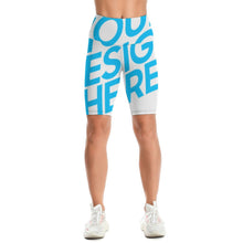 Cargar imagen en el visor de la galería, Capris de Yoga Deportivos Leggings Pantalones Cortos de Cintura Alta para mujer Y10B con Diseño Personalizados con Impresión Completa de una imagen con Foto Logo Patrón Texto