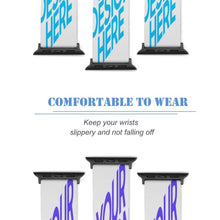 Cargar imagen en el visor de la galería, Correas para Apple Watch de silicona 3C0722001 Personalizadas impresión con Foto Nombre