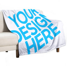 Cargar imagen en el visor de la galería, JJ0519079 Manta de Franela Anti-Pilling con Impresión a Una Cara de Diseño Personalizado Personalizada con Foto, Texto o Logo