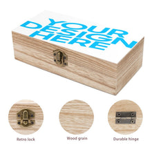 Cargar imagen en el visor de la galería, Caja de Almacenaje de Madera con Diseño Personalizado Personalizada de Tus Imágenes o Textos