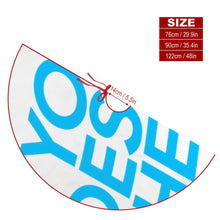 Cargar imagen en el visor de la galería, Faldas para Árbol de Navidad con Diseño Personalizado de Tu Foto o Texto