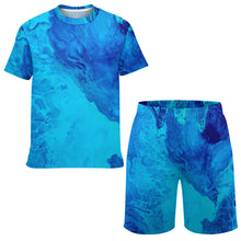 Cargar imagen en el visor de la galería, Conjunto juvenil de camiseta manga corta y pantalones cortos con estampado completo FS0823049 Personalizado Personalizada con Foto, Texto o Logo