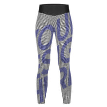 Cargar imagen en el visor de la galería, Pantalones Deportivos Largos / Leggings Elásticos con Patrón de Panal para Yoga Ejercicio para Mujer YJ050 Personalizados con Impresión Completa de Una Imagen con Foto Logo Patrón Texto