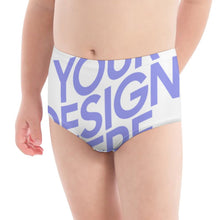 Cargar imagen en el visor de la galería, Braguitas Suaves para Niñas / Ropa Interior para Niños CA Personalizada con Impresión Completa de Una Imagen con Foto Logo Patrón Texto