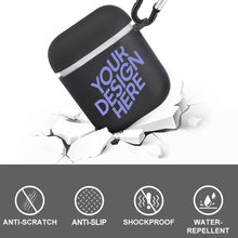 Cargar imagen en el visor de la galería, Funda protectora para auriculares Bluetooth para AirPods (negro/blanco) 3C0710009 Personalizada con Foto Logo Patrón Texto