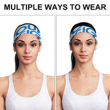Cargar imagen en el visor de la galería, Banda para sudor Diadema deportiva para hombres y mujeres, absorbe la humedad atlético para tenis, baloncesto, correr, gimnasio, entrenamiento YD2301001 Personalizada con Foto, Texto o Logo