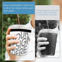 Cargar imagen en el visor de la galería, Funda Aislante para Vaso / Funda para Botella / Funda de Café Impermeable Reutilizable JJ0520231 Personalizada con Impresión Completa de una imagen con Foto Logo Patrón Texto
