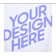 Cargar imagen en el visor de la galería, Cortina de Ducha / Cortina de baño de Poliéster Personalizada con impresión completa con Foto Logo Patrón Texto