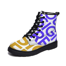 Cargar imagen en el visor de la galería, Botas altas de moda para mujer hombre Diseño Asimétrico para mujer hombre FS0812001 Personalizados con Impresión Completa con Foto Logo Patrón Texto