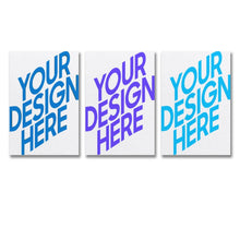 Cargar imagen en el visor de la galería, Cuadros Imágenes Pintura de Múltiples Diseños Impresión Cuadrado Póster Colgante de 3 Paneles 3 Unidad Pintura de Lienzo Para una sola foto (Vertical2:3) Personalizado Personalizada con Foto, Texto o Logo