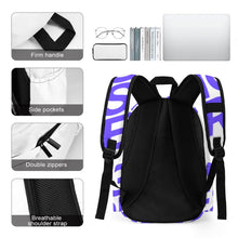 Cargar imagen en el visor de la galería, Mochila escolar de tela Oxford, mochila escolar, mochila de viaje para niños / niñas personalizado con patrón foto texto