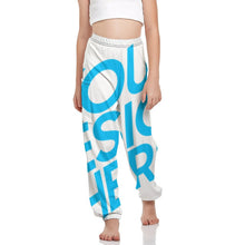Cargar imagen en el visor de la galería, Pantalones casuales Pantalones deportivos para niños niñas con cordón elástico NT204 Personalizados con Impresión Completa de una imagen con Foto Logo Patrón Texto