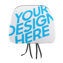 Cargar imagen en el visor de la galería, Funda para reposacabezas para asiento de coche funda de asiento delantero QC1104010 Personalizado Personalizada con Foto, Texto o Logo