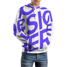 Cargar imagen en el visor de la galería, Sudadera con capucha para hombre A37H sudadera con capucha gráfica personalizado con patrón foto texto (impresión de imagen única)