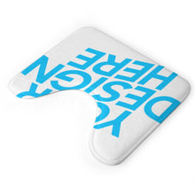 Cargar imagen en el visor de la galería, Alfombrilla en forma de U Alfombra de vellón de coral Personalizada con Foto Logo Patrón Texto (impresión completa de una imagen)