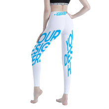 Cargar imagen en el visor de la galería, Pantalones Largos de Yoga Mallas de Entrenamiento Deporte para mujeres FS0813001 Personalizados con Impresión Completa de una imagen con Foto Logo Patrón Texto