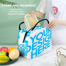 Cargar imagen en el visor de la galería, XB0602011 Bolso térmico Bolso del refrigerador Bolso del almuerzo Bolso de Oxford con la manija A005 Impresión del diseño para requisitos particulares Personalizado con Foto o Mensajes de Texto