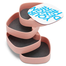 Cargar imagen en el visor de la galería, Joyero Giratorio con Diseño Personalizado Personalizada de Tus Fotos o Nombres