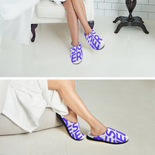 Cargar imagen en el visor de la galería, Pantuflas de Algodón para mujer personalizadas con Impresión Completa con Foto Logo Patrón Texto