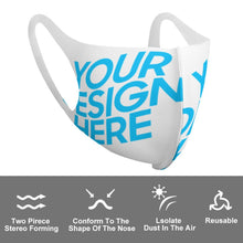 Cargar imagen en el visor de la galería, Máscara Mascarilla de Poliéster para Adultos con Diseño Personalizado de Tus Fotos o Nombres Online