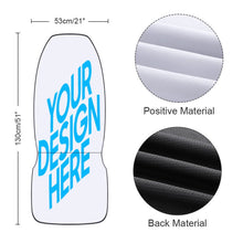 Cargar imagen en el visor de la galería, QC1104004 Funda Actualizada de Poliéster para Asiento de Coche con Impresión Digital de Diseño Personalizado con Tu Imagen o Nombre