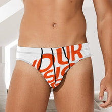 Cargar imagen en el visor de la galería, Calzoncillos Slip / Ropa Interior ajustados con estampado de Hombre K44 Personalizados con Impresión Completa de múltiples imágenes con Foto Logo Patrón Texto