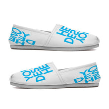 Cargar imagen en el visor de la galería, TOMS Zapatilla de Lona para Mujeres con Misomo Diseño Personalizado Personalizada de Ambos Zapatillas con Tu Imagen o Texto