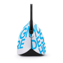 Cargar imagen en el visor de la galería, Bolsa de PVC para almuerzo, bolsa fresca, bolsa térmica con asa (hay varias especificaciones disponibles) para adultos y niños Impresión de diseño Personalizado con Foto o Mensajes de Texto