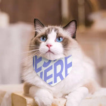 Cargar imagen en el visor de la galería, Bufanda Ajustable para Mascotas / Pañuelos para Perros Gatos CW1503006 Personalizada de Una Imagen con Foto Logo Patrón Texto