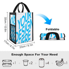 Cargar imagen en el visor de la galería, El bolso termal plegable,bolso del refrigerador,bolso del almuerzo o comida XB0602008 (estilo de bolsillo) Personalizado con Foto o Mensajes de Texto
