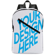 Cargar imagen en el visor de la galería, Mochila de PU 300D con Diseño Personalizado de Tu Foto o Texto