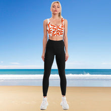 Cargar imagen en el visor de la galería, Top de Yoga / Sujetador Deportivo para Mujer YJ037 Personalizado con impresión completa de múltiples imágenes con Foto Logo Patrón Texto