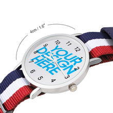 Cargar imagen en el visor de la galería, Reloj de Ocio para Adultos con Escala de Aleación con Diseño Personalizado de Tus Fotos o Nombres