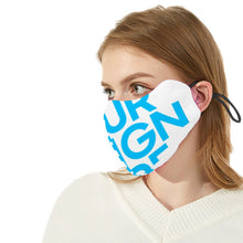 Cargar imagen en el visor de la galería, Máscara Mascarilla con Filtro de Poliéster con Diseño Personalizado de Tu Nombre o Imagen