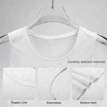 Cargar imagen en el visor de la galería, Camiseta sin mangas Chaleco con Cuello Redondo YB Personalizada con impresión completa de múltiples imágenes con Foto Logo Patrón Texto