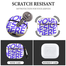 Cargar imagen en el visor de la galería, Funda protectora de auriculares para Apple AirPods 3 personalizada con texto de patrón de foto