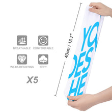 Cargar imagen en el visor de la galería, Calcetines Largos Medias transpirables (5 pares de la misma imagen) para mujer FS0808024 Personalizados con impresión completa con Foto Logo Patrón Texto