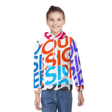 Cargar imagen en el visor de la galería, Sudadera con capucha fina y ligera para niño A38H personalizado con patrón foto texto (impresión de imágenes múltiples)