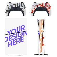 Cargar imagen en el visor de la galería, Adhesivo de skins de PS5 para edición digital personalizado con patrón foto texto