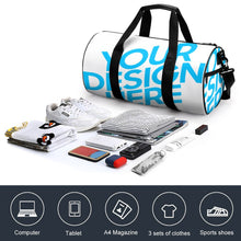 Cargar imagen en el visor de la galería, Bolsa para Gimnasia cilíndrica Maleta Maletin Bolso de Cilindro de Deportivo para mujer y hombre Q006 Personalizada Personalizado con Foto o Mensajes de Texto