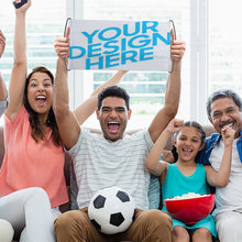 Cargar imagen en el visor de la galería, Bandera que agita de la mano personalizada con foto, texto o logo