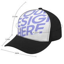 Cargar imagen en el visor de la galería, Gorra de 5 Paneles de Poliéster y Algodón FS0809062 Personalizada Impresión de Una Imagen con Foto Logo Patrón Texto