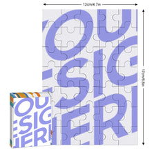 Cargar imagen en el visor de la galería, Puzzle Rompecabezas Versión Vertical de Madera Reutilizable para Niños Adolescentes Adultos GY0907012 Personalizado con impresión completa con Foto Texto Patrón