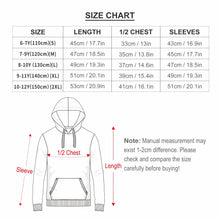 Cargar imagen en el visor de la galería, Sudadera Infantil Informal con Capucha para Niños Niñas Chicos Chicas YT1205070 Personalizada con Impresión Completa de una imagen con Foto Logo Patrón Texto
