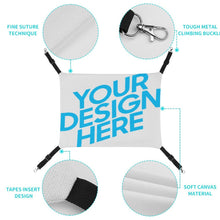 Cargar imagen en el visor de la galería, Hamaca para mascotas cama para mascotas, columpio para gatitos de madera maciza, silla y hamacas 2 en 1 cama de descanso para gatos CW1508000 Personalizado Personalizada con Foto, Texto o Logo